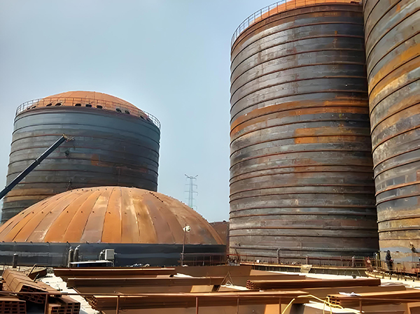 邕宁焦粉钢板仓